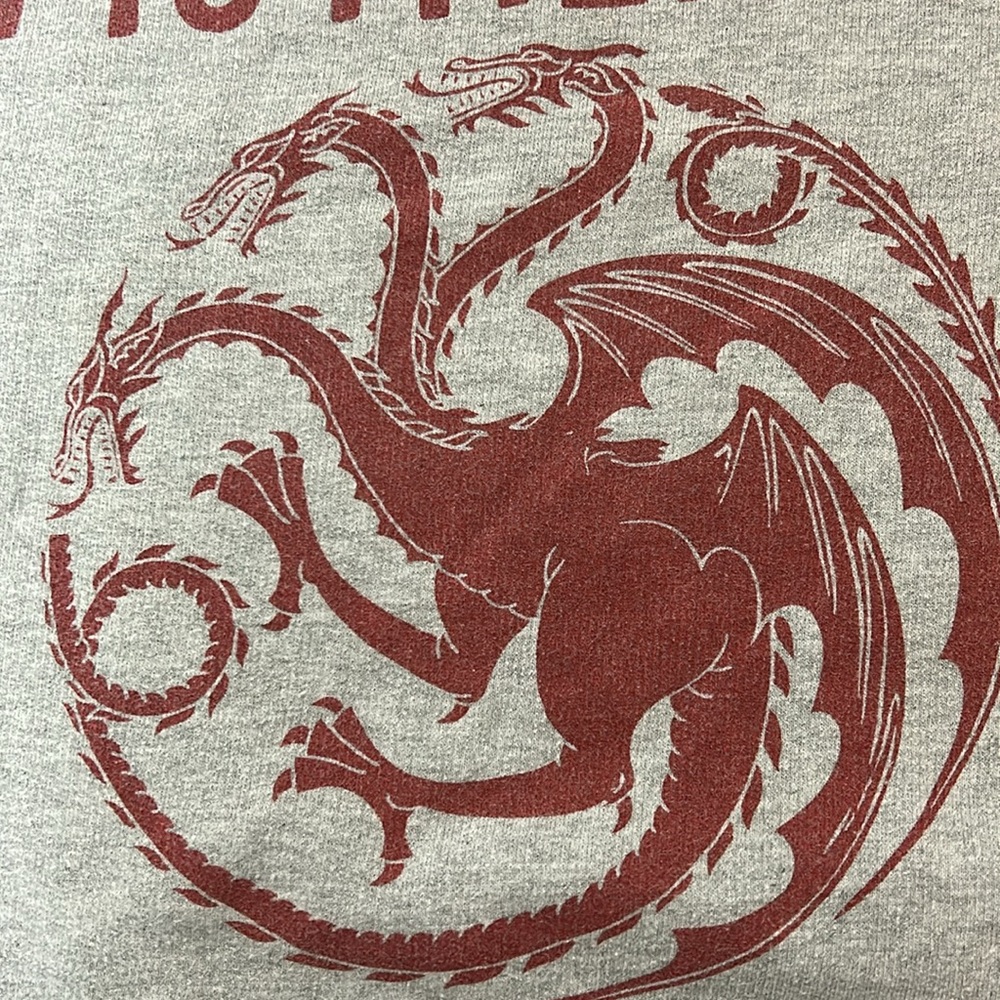 Gray Mother of Dragons Sweatshirt Woman’s Size Small Game of Thrones HBO - Picture 3 of 5